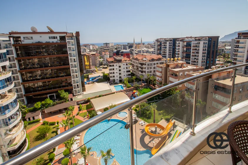 4-Zimmer Penthouse mit Meerblick in Cikcilli, Alanya